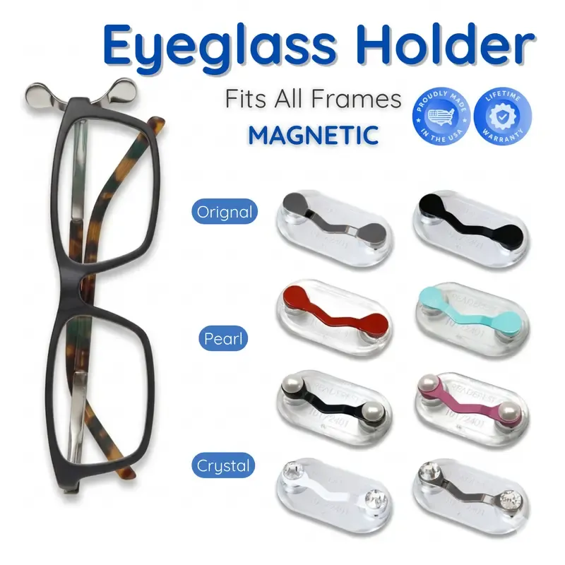 🕶️ Magnetic Glasses Holder – Strong Hold ✅ Keeps All Glasses Safe & Handy – Made in USA 🇺🇸