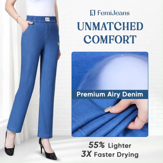 FemiJeans - High Waist Ultra Stretchy Flattering Jeans