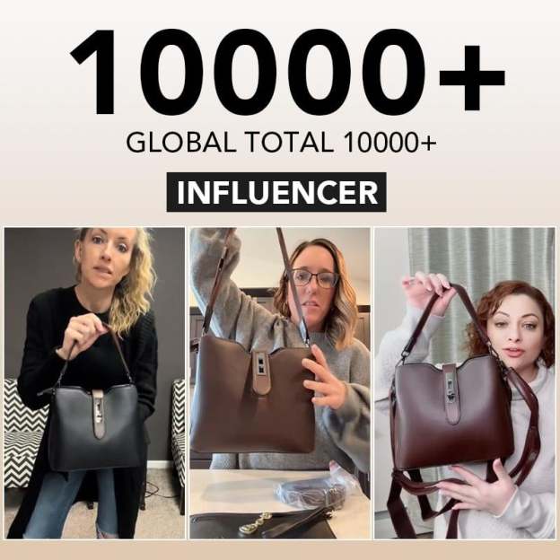 2025 New Designer Three Straps Bucket Bag for Women