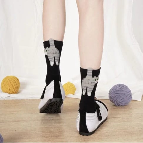 ⏰49% OFF - Cute 3D Cotton Cat Balls Socks