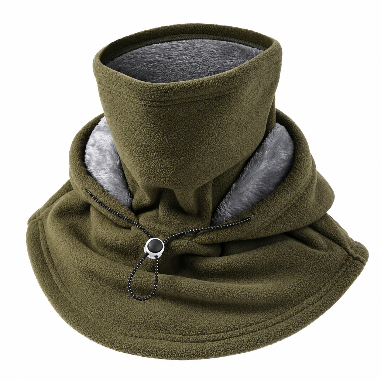 Fleece Double Layer Integrated Hat