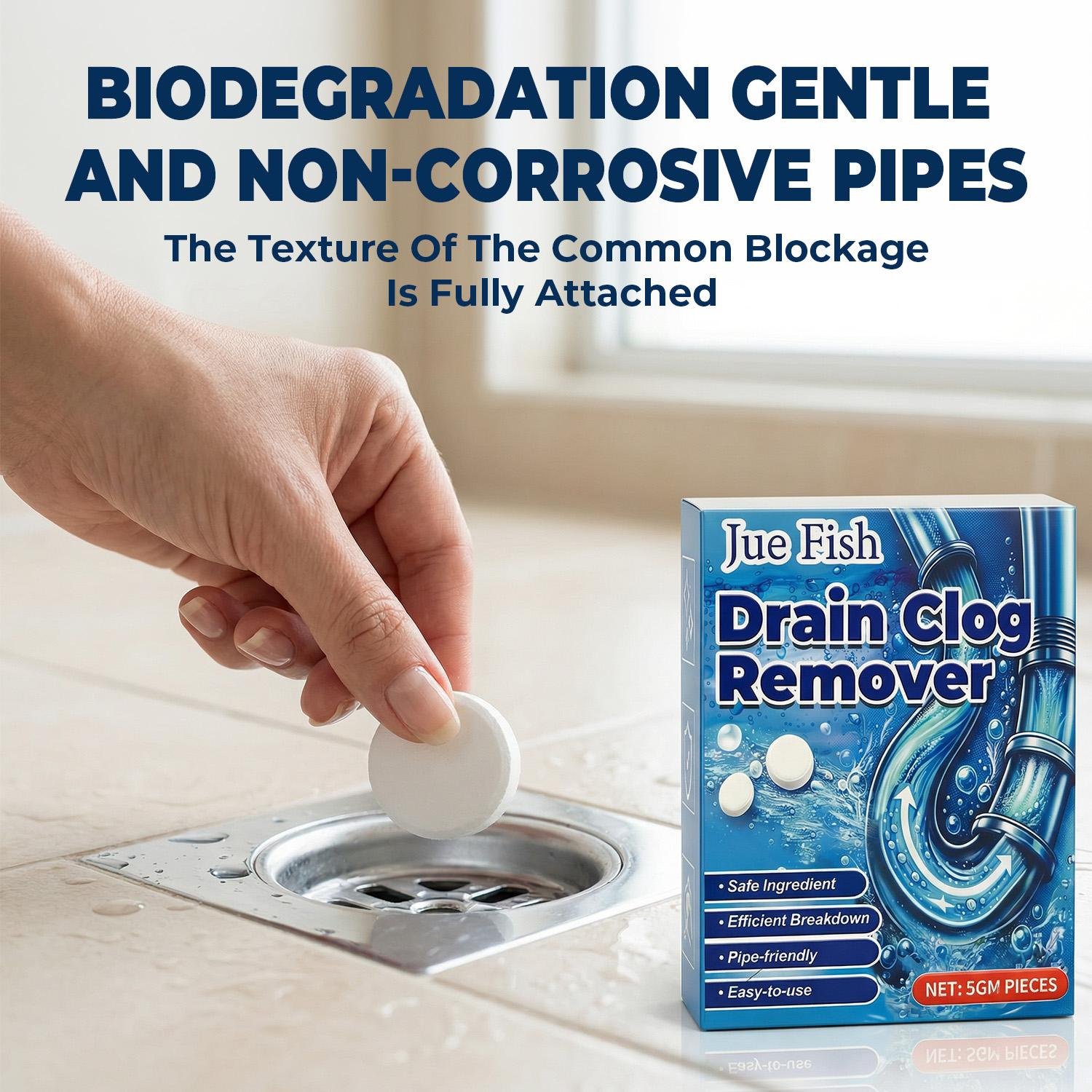 🔥LAST DAY 50% OFF -Quick-Dissolving Drain Clog Remover