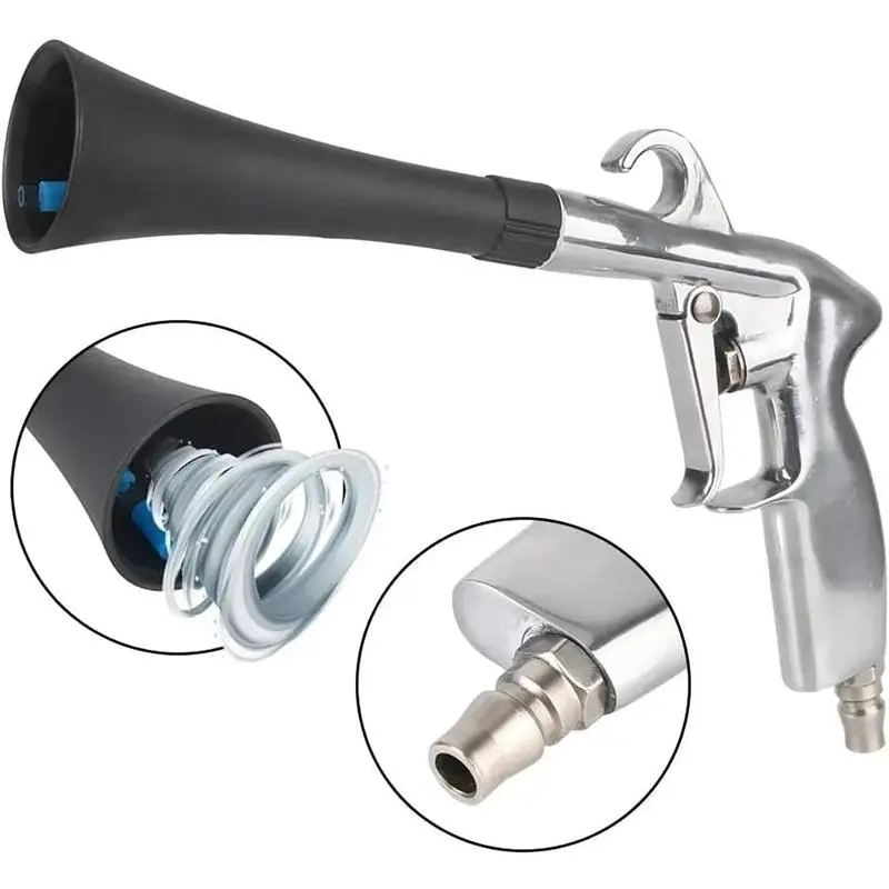 🔥 High-Pressure Tornado Cleaning Gun for Car Detailing | Deep Cleaning Air Blow Tool for Interior Dust Removal 🚗💨✨