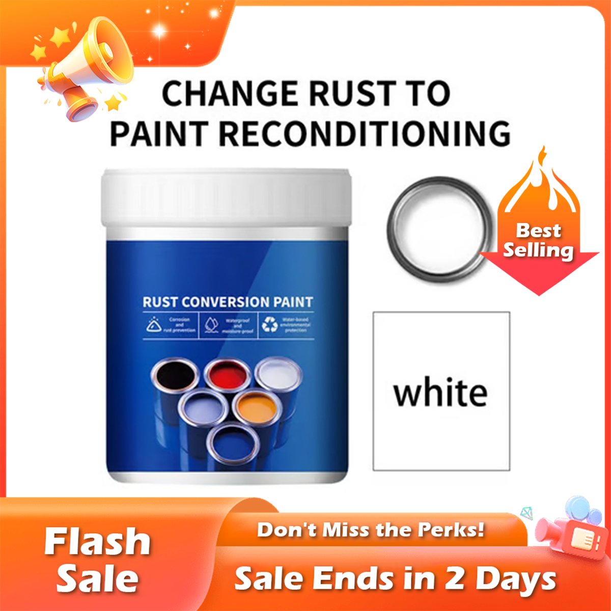 💥2026 New Arrival 🔥Waterproof Rust Remover😮Solve fading, leaking, peeling and rusting
