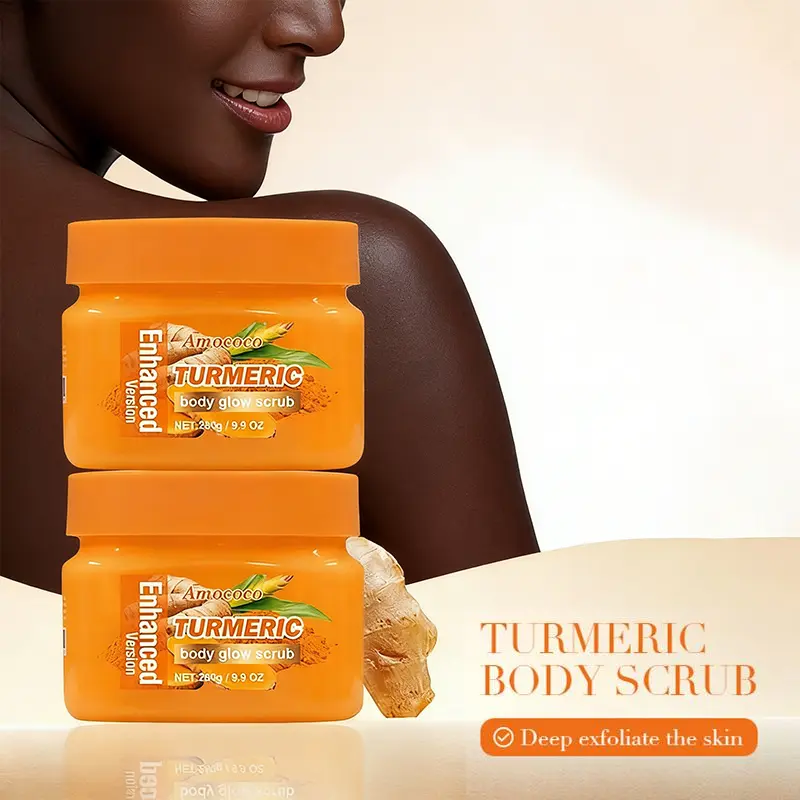 Turmeric Nourishing Exfoliating Scrub – Infused with Natural Turmeric Extract for Smooth, Radiant, and Hydrated Skin 🌿✨