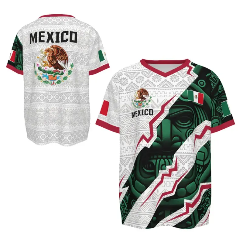 ⚽ Aztec-Inspired Mexico Soccer Jersey 🇲🇽 | Retro Fan Edition