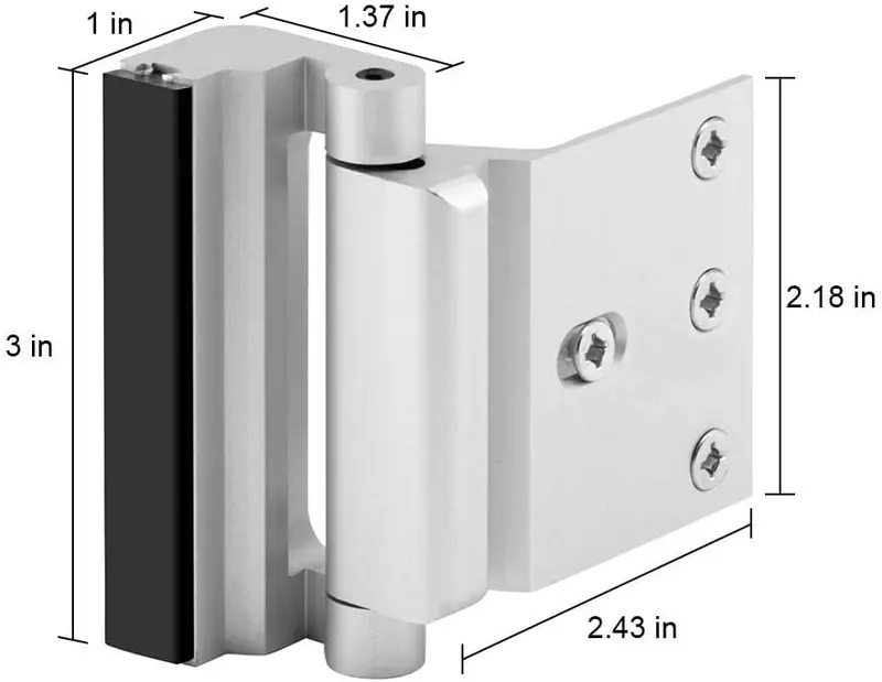 🔒💪 2-Pack Door Lock Reinforcement | 800lbs Strength for Maximum Security 🚪🔐