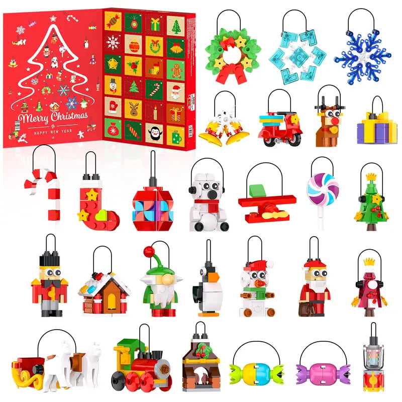 ⏳ 🎄24-Day Christmas Surprise Countdown Calendar | 24 Daily Compartments with Surprise Toys for a Fun Screen-Free Holiday Tradition 🎁✨