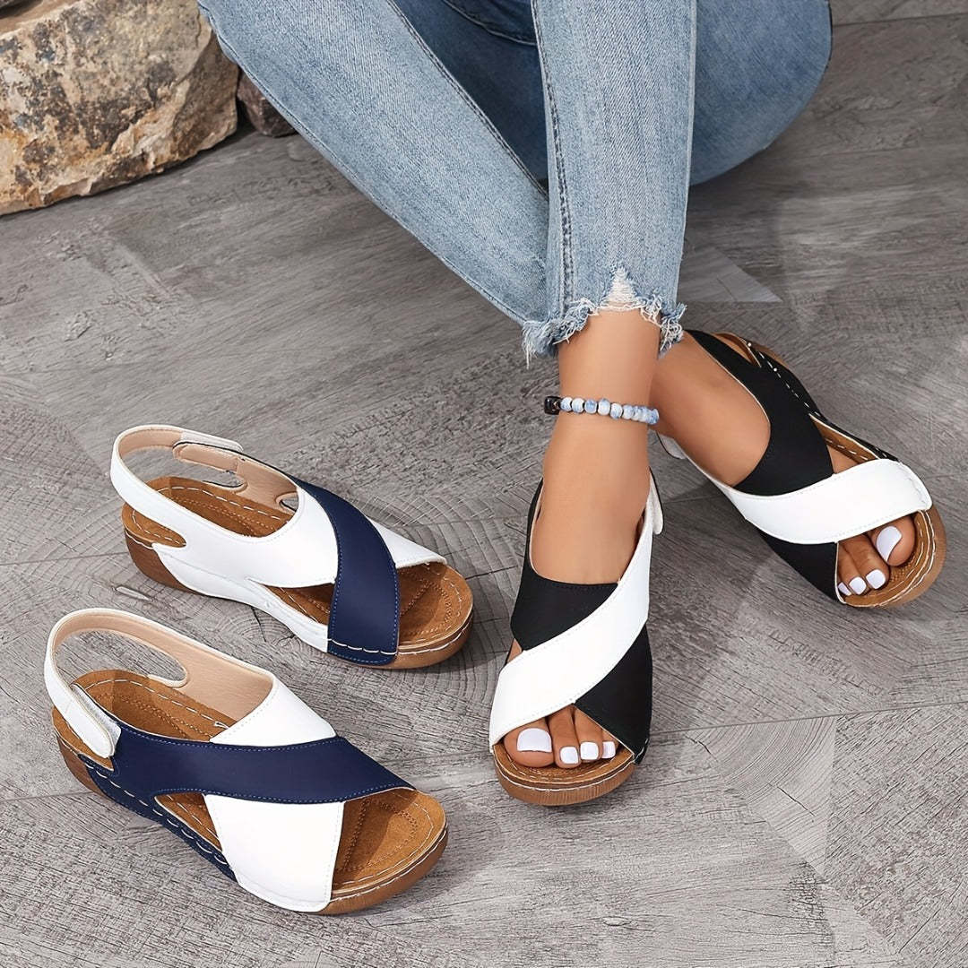 🔥Hot Sale🏖️- Women's Ultra Comfortable Slope Heel Orthopaedic Sandals