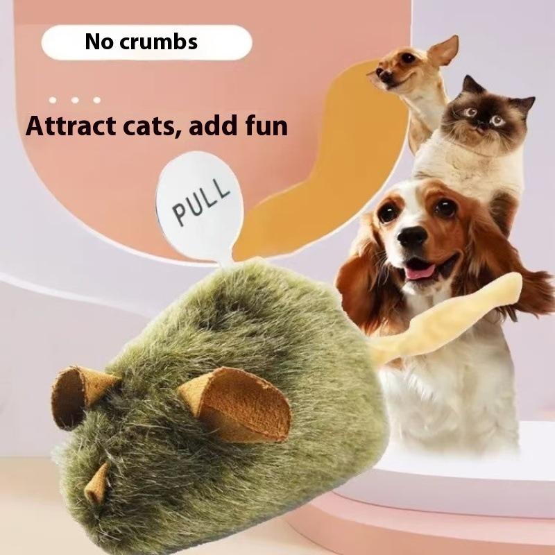 Cat and dog toys - cat toy mouse simulation sound to amuse cats and relieve boredom pet supplies cats to consume physical strength and bite and chew mice_1