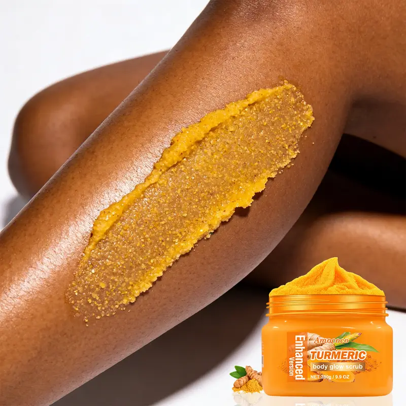 Turmeric Nourishing Exfoliating Scrub – Infused with Natural Turmeric Extract for Smooth, Radiant, and Hydrated Skin 🌿✨