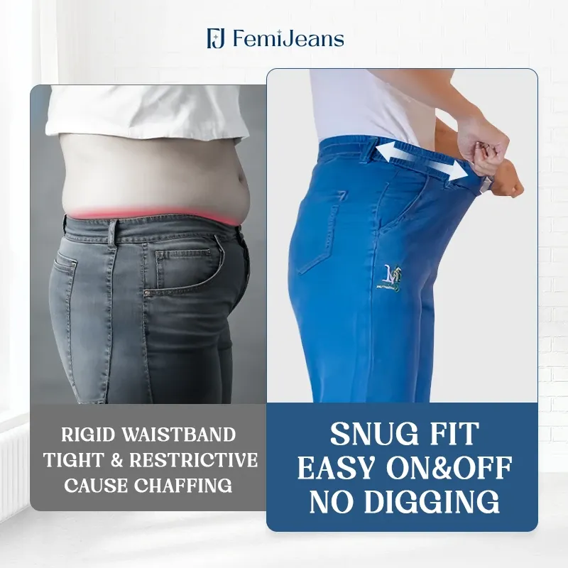 FemiJeans - High Waist Ultra Stretchy Flattering Jeans