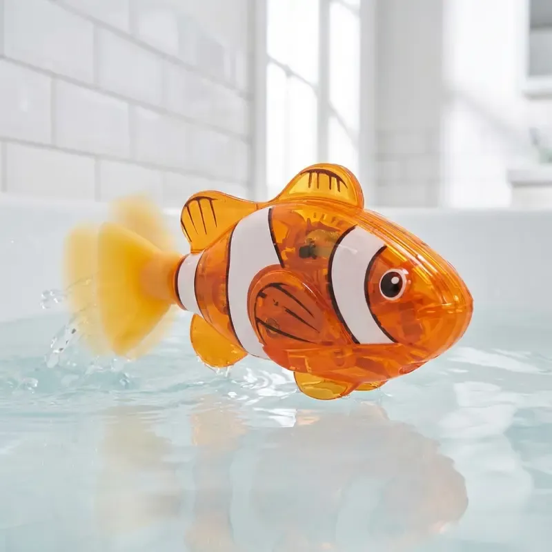 🔥 Over 10,000 Sold! LED Light-Up Swimming Fish Toy Set – Interactive & Waterproof Fun for Toddlers! 🐠✨