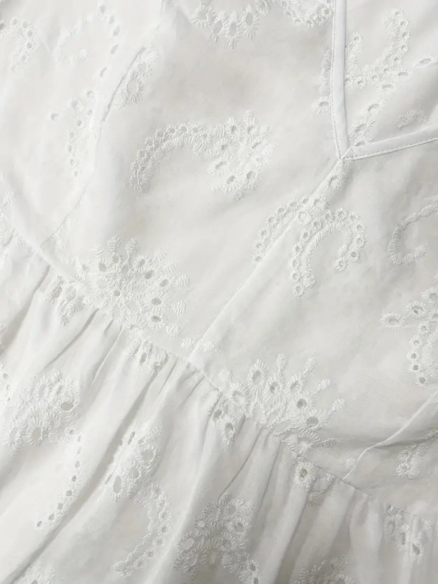 Women'S Plus Size Black Lace Long Sleeve V-Neck Blouse - Sexy Hollow-Out Design, Flared Bell Sleeves, Casual Summer Shirt for Vacation or Casual Attire, Versatile Blouse | Lace Detailing Shirt | Nonstretch Fabric