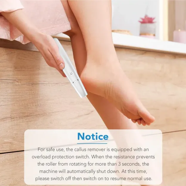 🥳2026 HOT SALE🥳💞50K+ SOLD!💥🎁✨ 50% OFF! Electric Feet Callus Remover – 360° roller, 3 speeds. Safe for dry & wet use. USB rechargeable, 100 mins runtime. Baby‑soft feet at home. 🦶💨