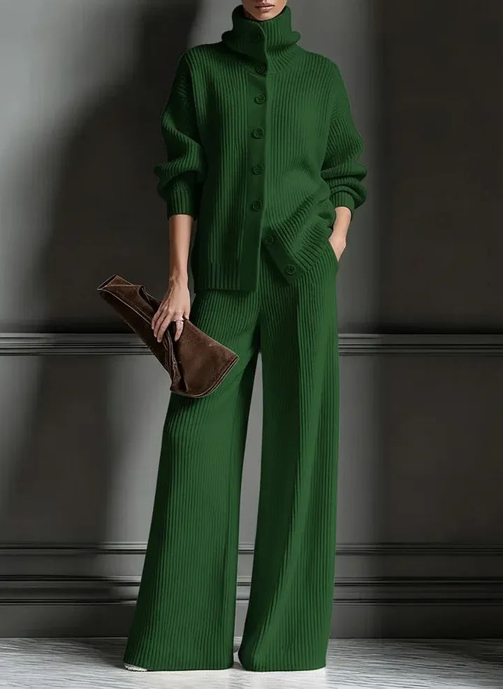 🎄Christmas Sale🔥 Cozy Cardigan Sweater and Pants Two-Piece Set