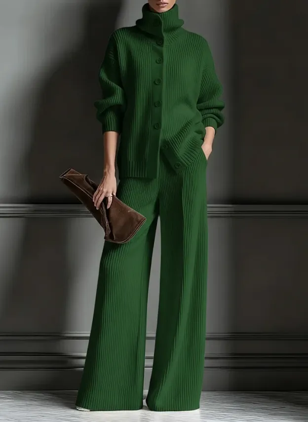 🎄Christmas Sale🔥 Cozy Cardigan Sweater and Pants Two-Piece Set