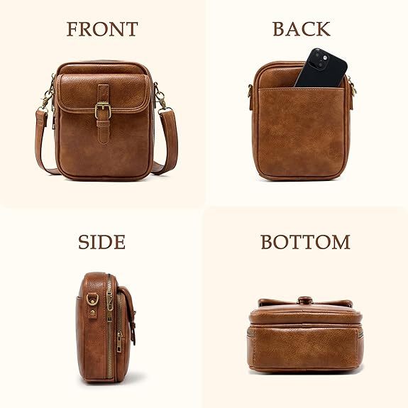 🔥LAST DAY 49% OFF-2025 Upgrade Vintage Anti-Theft Crossbody Purse