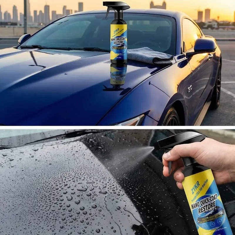Car Nano Coating Spray 🚗💧 – Instant Shine & Long-Lasting Water/Dust Protection ✨