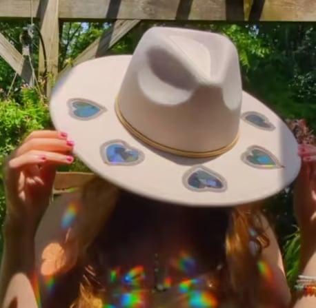 49% OFF🔥Suncatcher Cowgirl Straw Prism Hat