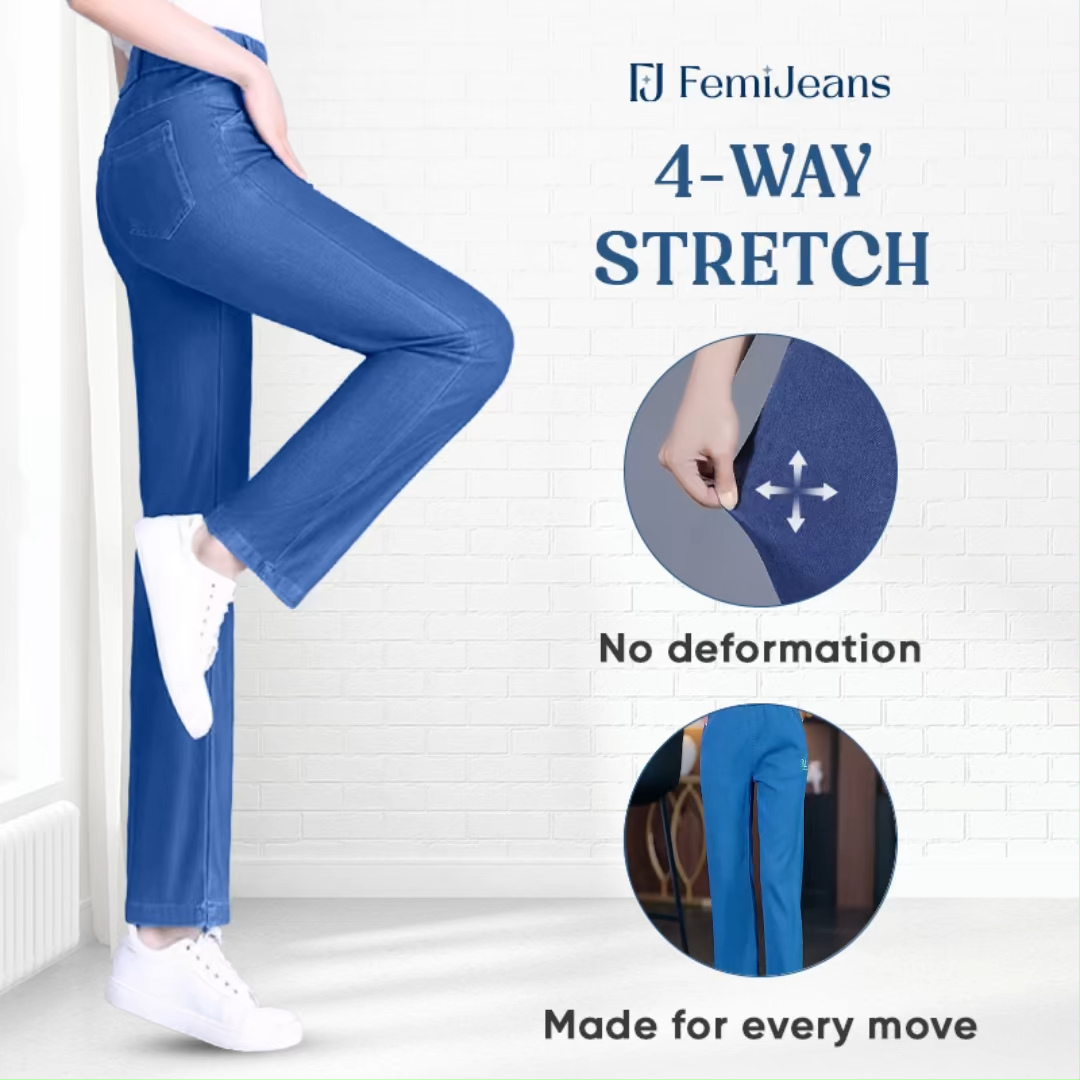 FemiJeans - High Waist Ultra Stretchy Flattering Jeans
