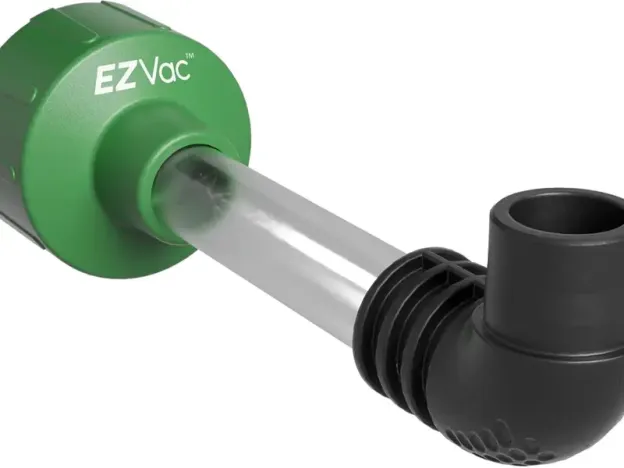 EZVAC AC Drain Line Cleaner – Unclog & Clean HVAC Lines 💨 Universal Fit with Clear Visibility 🚿