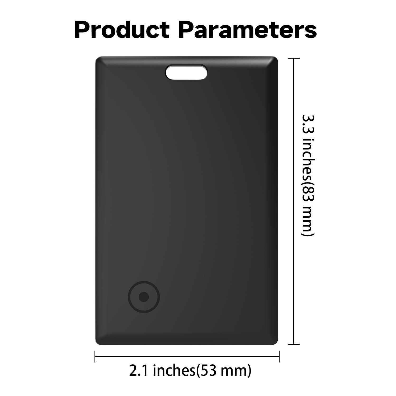 2026 [Apple MFi Certified] (iOS Only) Bluetooth Tracker Smart Card for Apple Find My iPhone Wallet GPS Tracker, 5-10 Years Staying Power, Keys Finder and Item Locator for Keys, Bags, Passport#MothersDayGift #GiftsForHer