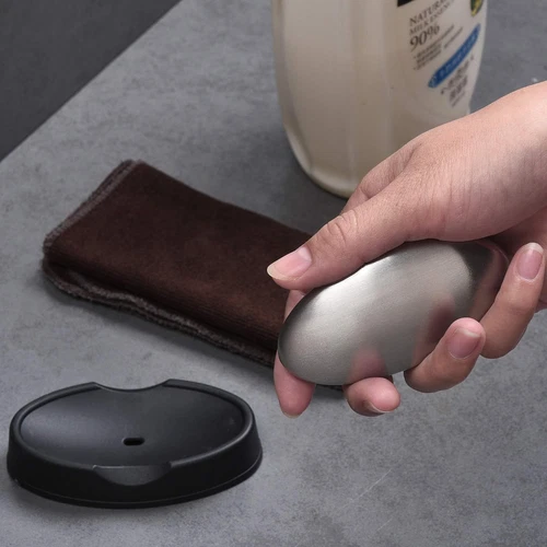 2 Pack Stainless Steel Soap Bar Magic Hand Odor Remover, Eliminate Smell like On - Picture 6 of 7