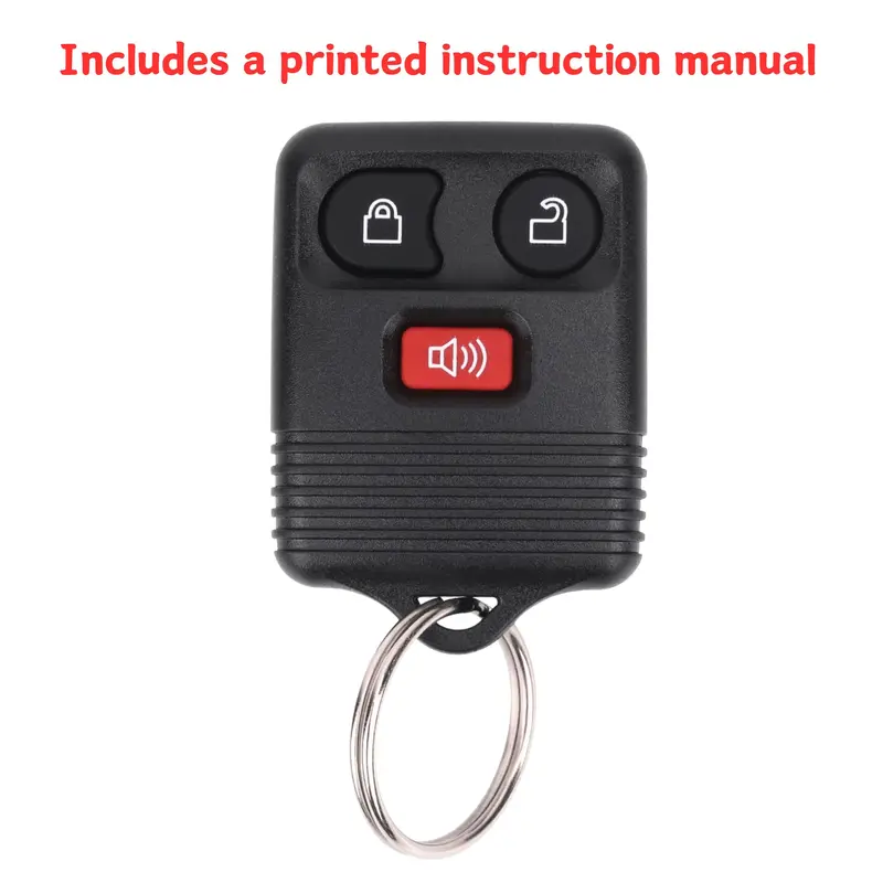 🚗Lopixa 3-Button Keyless Remote🔑 – Fits Ford, Lincoln & Mazda 1998-2016 F150 F250 F350 Escape Explorer Ranger✨