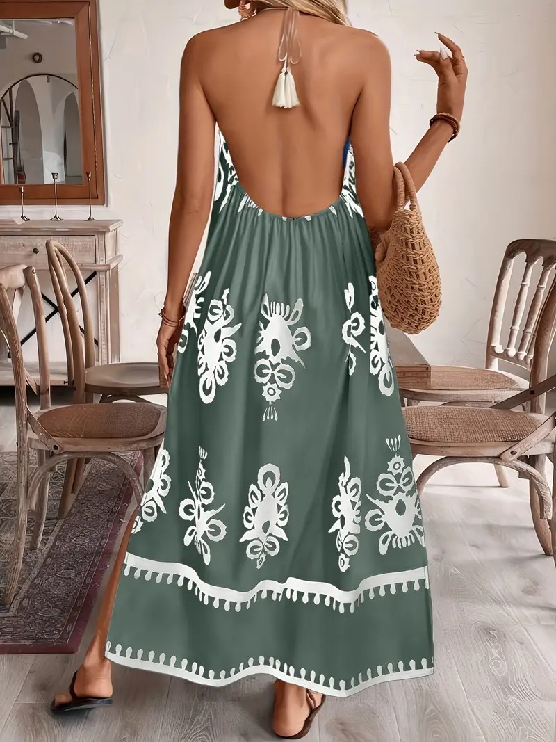 Women's Fashion Printed Dress - Stylish, Elegant, Perfect for Casual Wear
