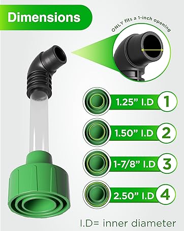 AC Drain Line Cleaner Adapter Evacuates & Unclog AC Drain Line - HVAC to PVC AC Drain Line Cleaner Tool - Universal Fit AC Drain Line Unclogger - AC Drain Line Cleaning Tool - Clear Visibility