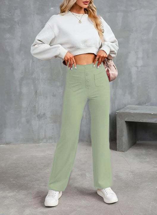 Women's Casual High Waist Stretch Pants