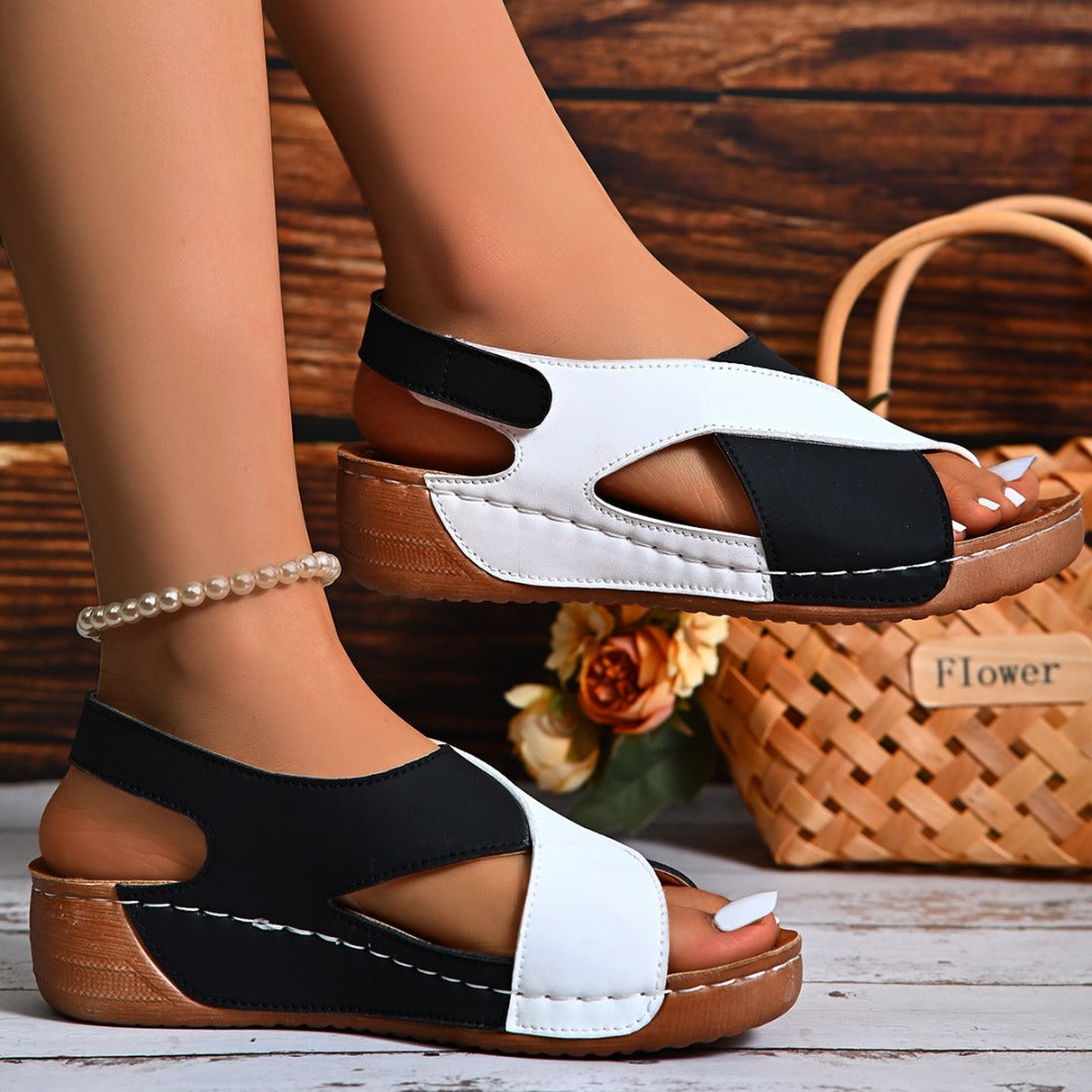🔥Hot Sale🏖️- Women's Ultra Comfortable Slope Heel Orthopaedic Sandals
