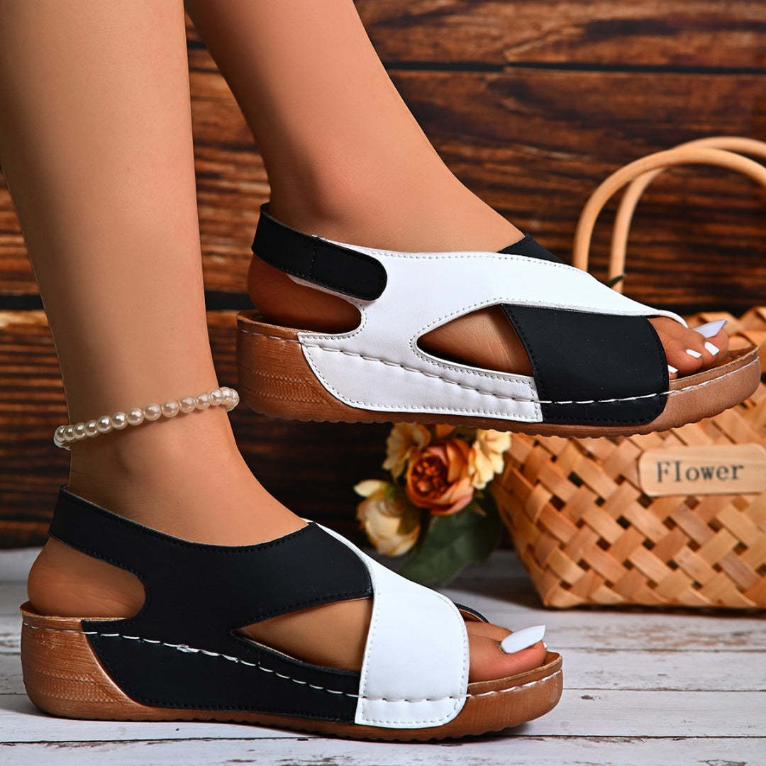 🔥Hot Sale🏖️- Women's Ultra Comfortable Slope Heel Orthopaedic Sandals