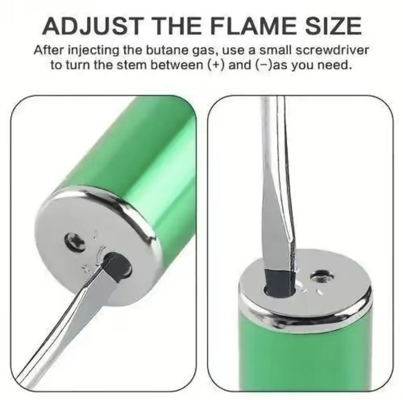 Mother's Day activities! Torch Lighter, All-in-One Tube Built-in DetachableRefillable Butane Torch Handheld Lighter,GiftBox.(No butane included)