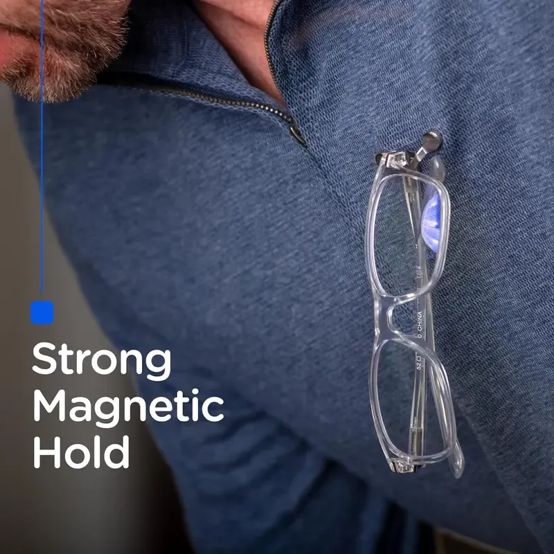 🕶️ Magnetic Glasses Holder – Strong Hold ✅ Keeps All Glasses Safe & Handy – Made in USA 🇺🇸
