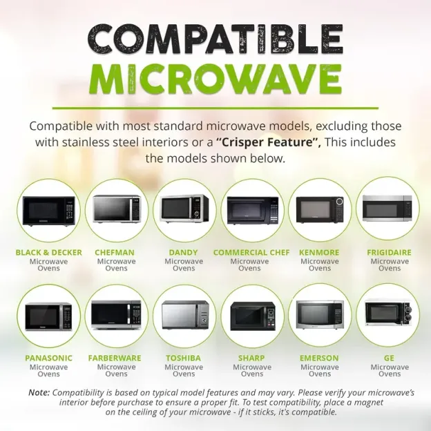 🧲 HoverCover™ Magnetic Microwave Splatter Cover
