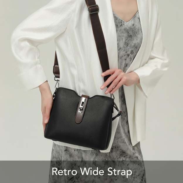 2025 New Designer Three Straps Bucket Bag for Women
