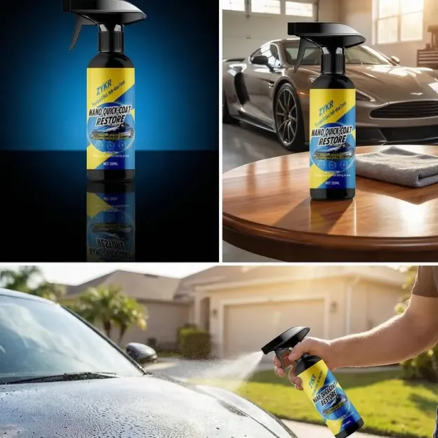 Car Nano Coating Spray 🚗💧 – Instant Shine & Long-Lasting Water/Dust Protection ✨