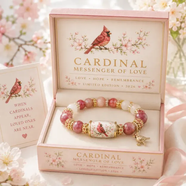 ❤️ Love, Remembrance & Cardinal Blessings 🕊️ | 2026 Limited Edition Bracelet