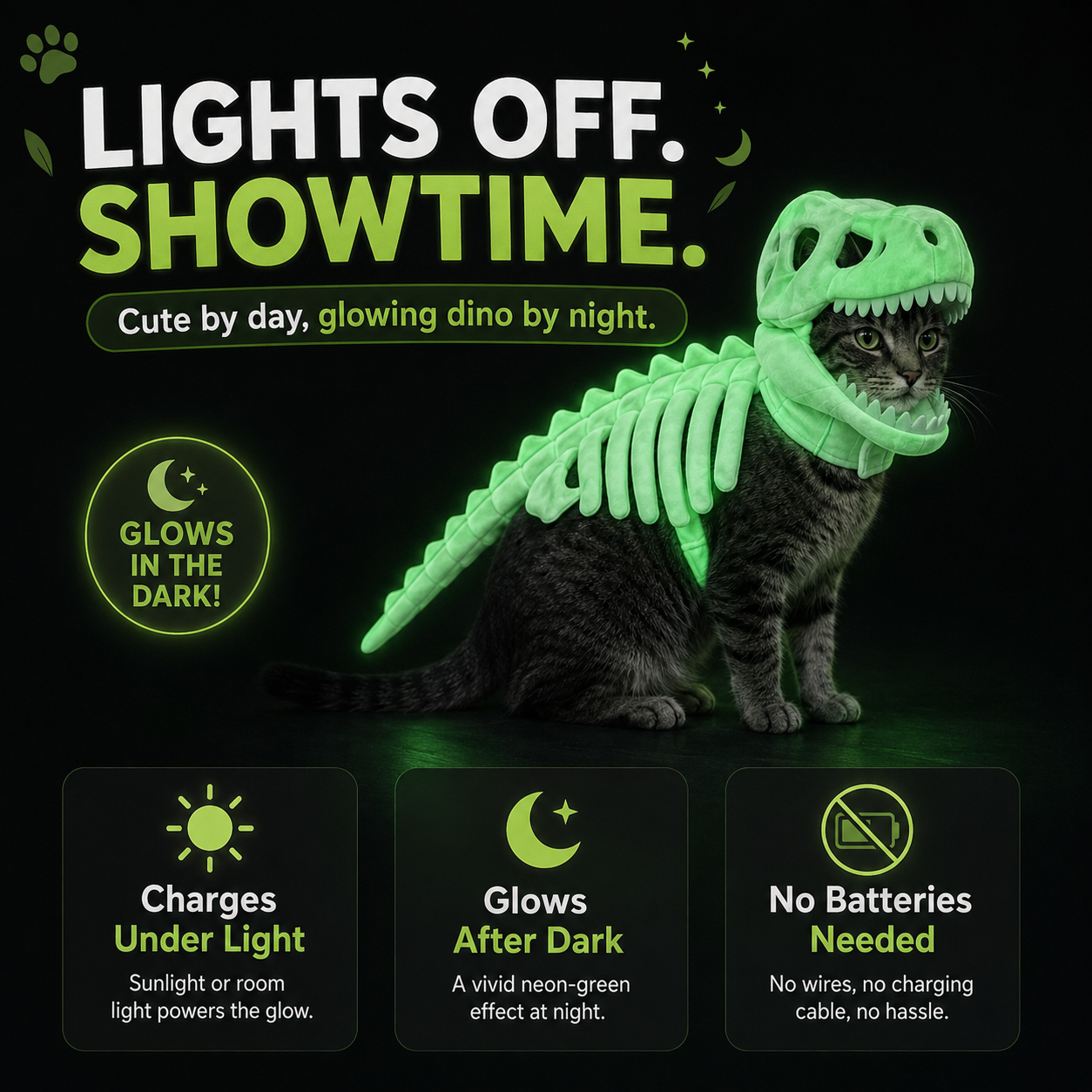 ✨Dinosaur skeleton pet clothing