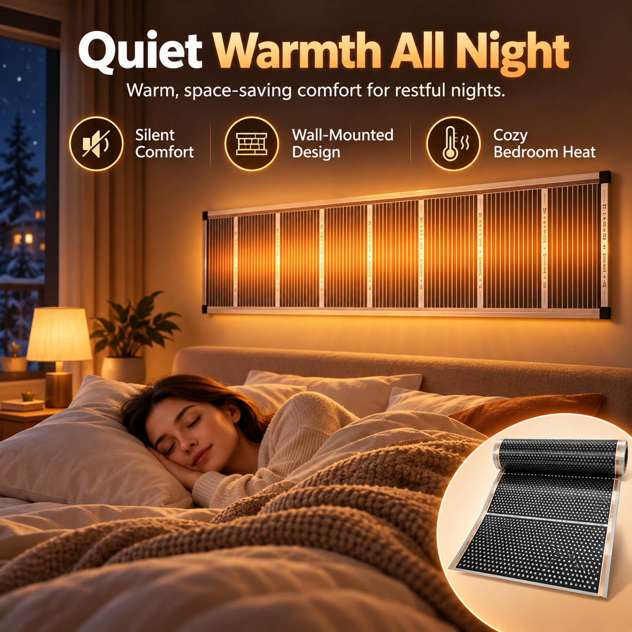Wall Mounted Infrared Heating Panel