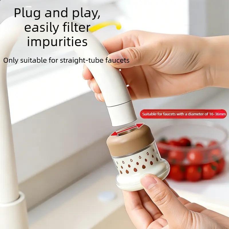 🚰 Up to 50% OFF 💧 Mini Faucet Water Filter – Multi-Layer Filtration & Splash-Proof Kitchen Purifier-8YF7