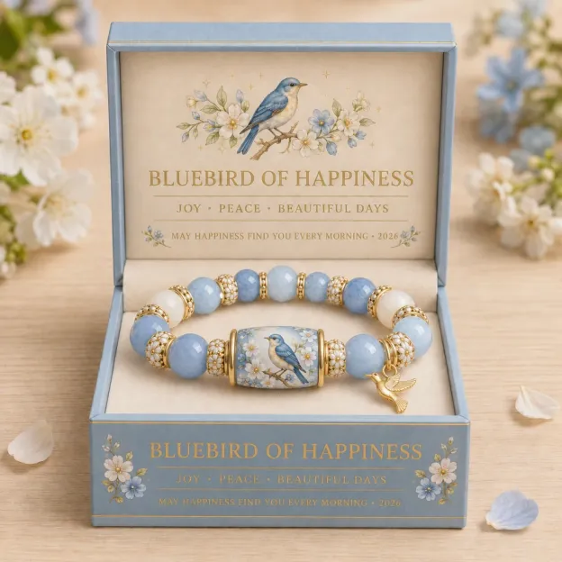 🏆Last Day Promo: 49% OFF - 🙏Bluebird Blessings Bracelet - 2026 Limited Edition