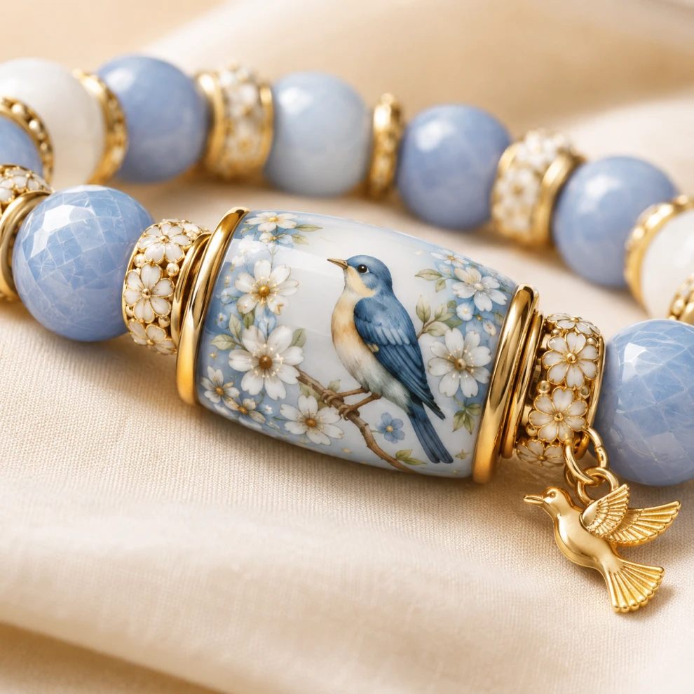 🏆Last Day Promo: 49% OFF - 🙏Bluebird Blessings Bracelet - 2026 Limited Edition