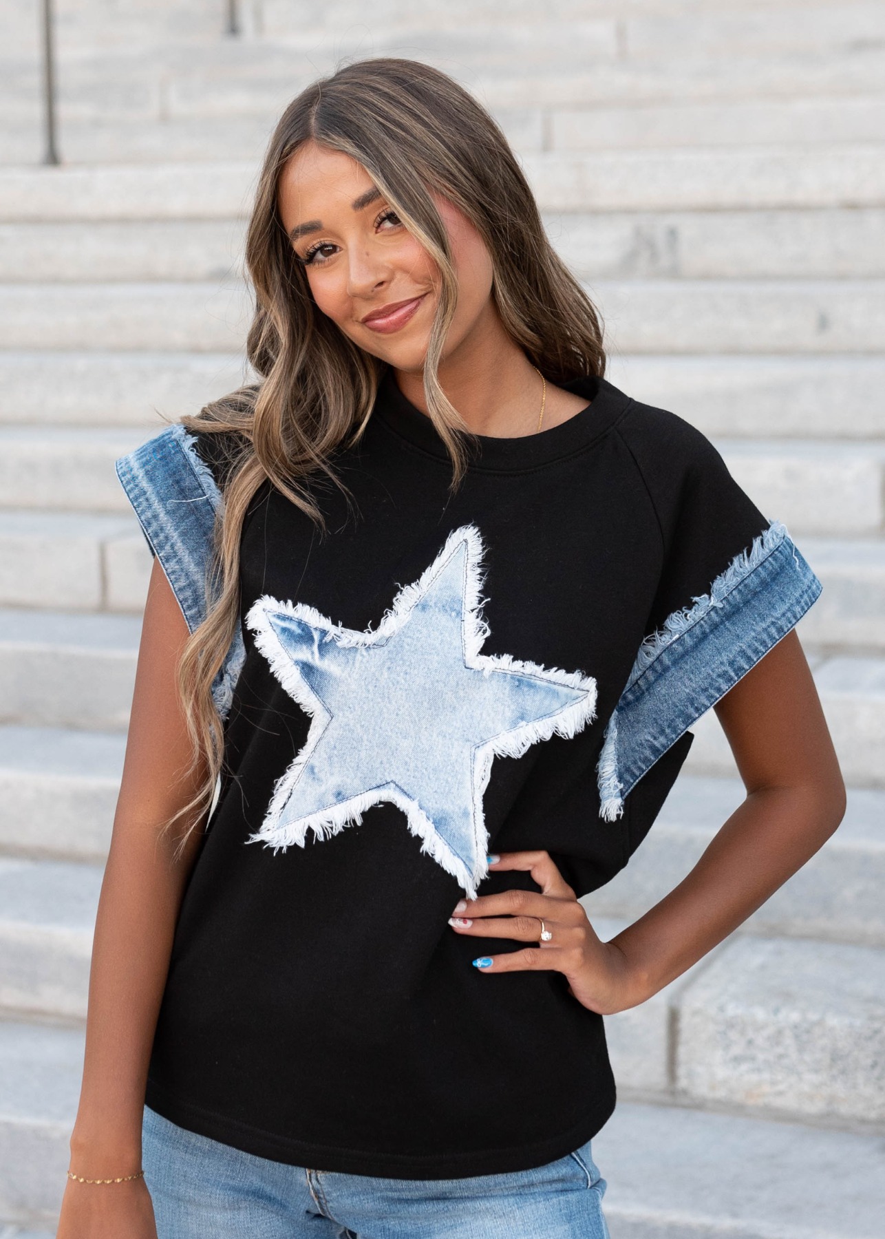 Casual stitching leopard print loose round neck short sleeve T-shirt f