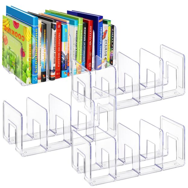 Clear Acrylic Storage Rack – Multi-Functional Organizer for 📚 Books, 👟 Shoes, 📄 Documents & More ✨