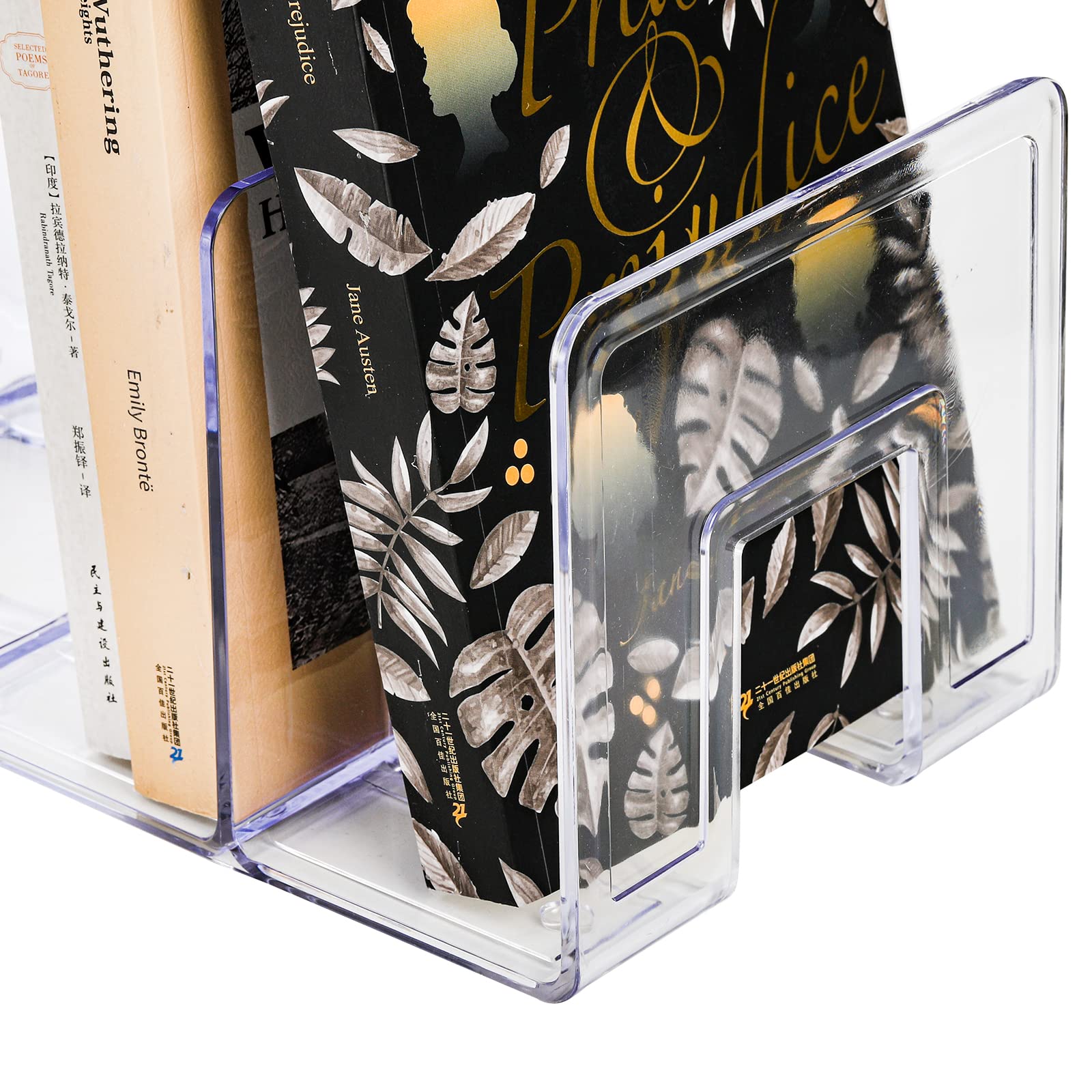 Clear Acrylic Storage Rack – Multi-Functional Organizer for 📚 Books, 👟 Shoes, 📄 Documents & More ✨