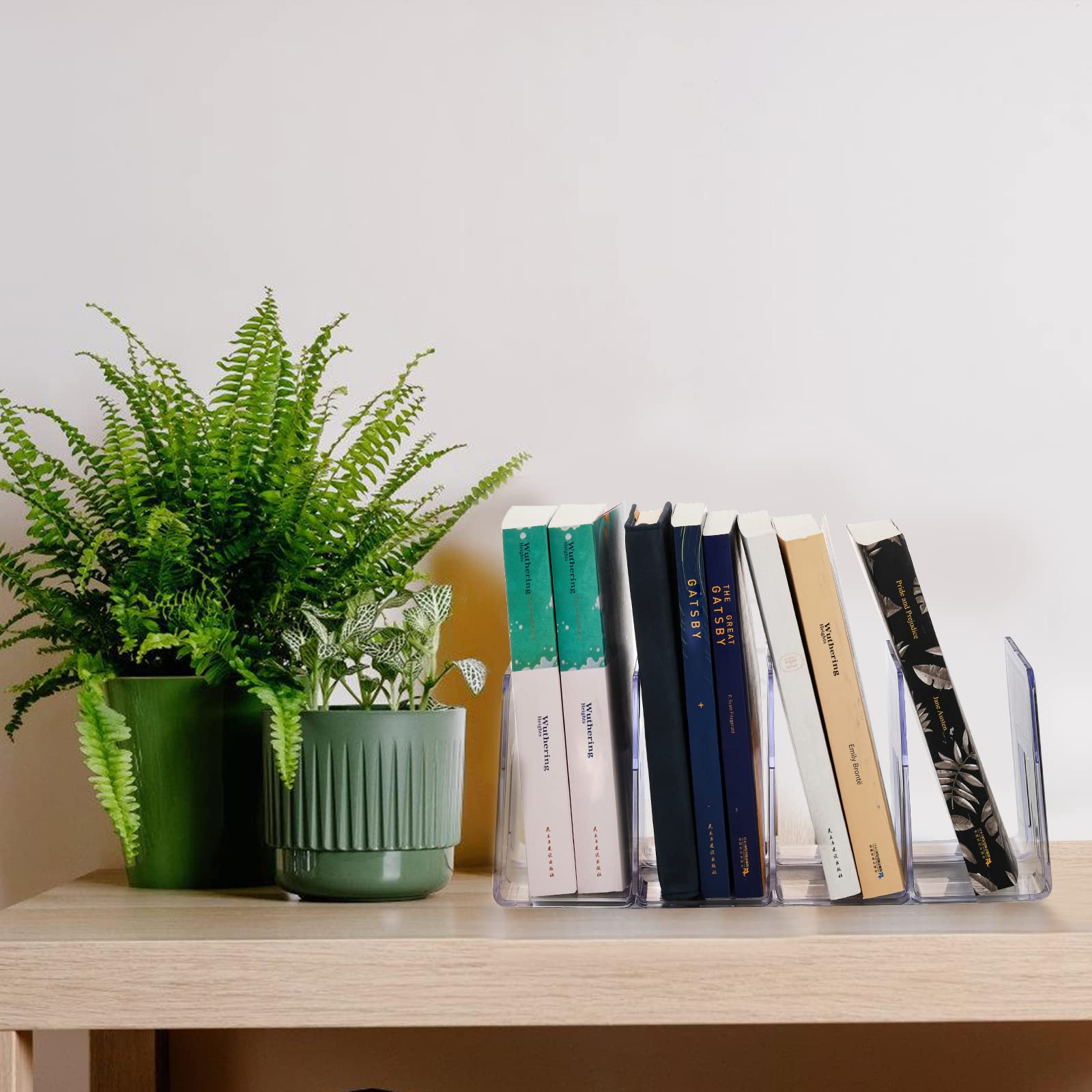 Clear Acrylic Storage Rack – Multi-Functional Organizer for 📚 Books, 👟 Shoes, 📄 Documents & More ✨