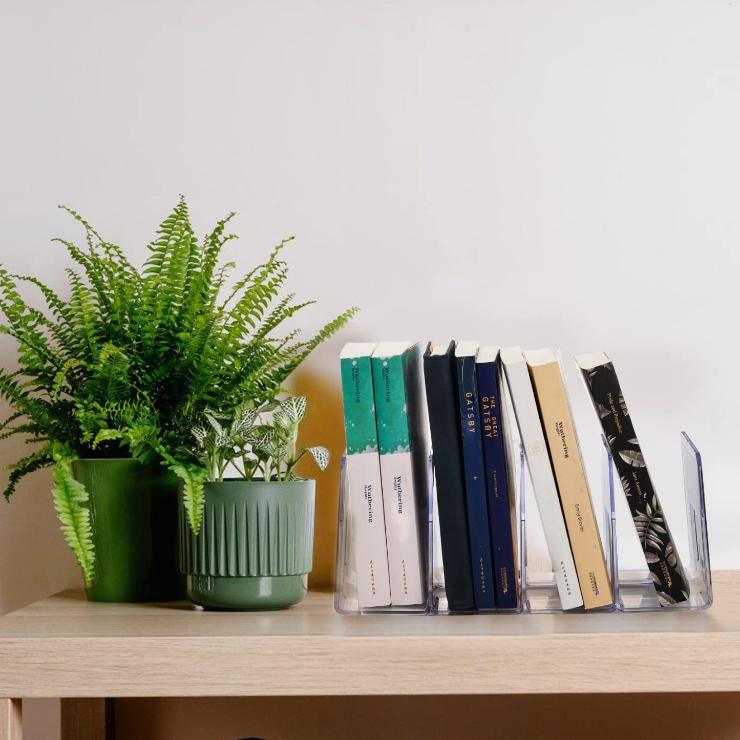 Clear Acrylic Storage Rack – Multi-Functional Organizer for 📚 Books, 👟 Shoes, 📄 Documents & More ✨